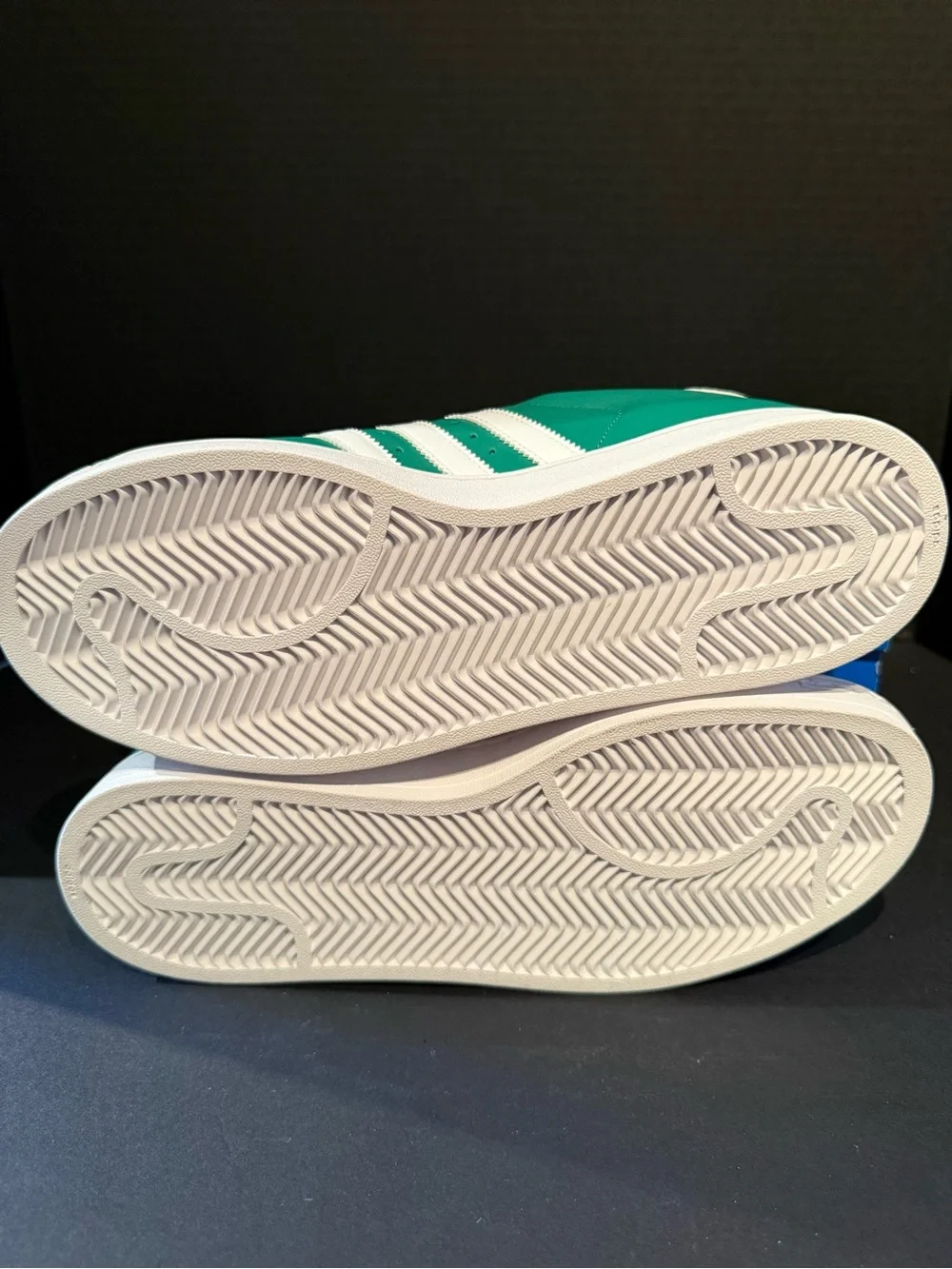 adidas Superstar II Green & White Low-Top Sneakers 9.5M